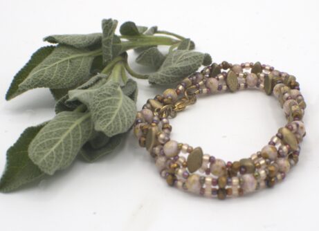 Lila rnd Duo and Iris Duo wrap bracelet